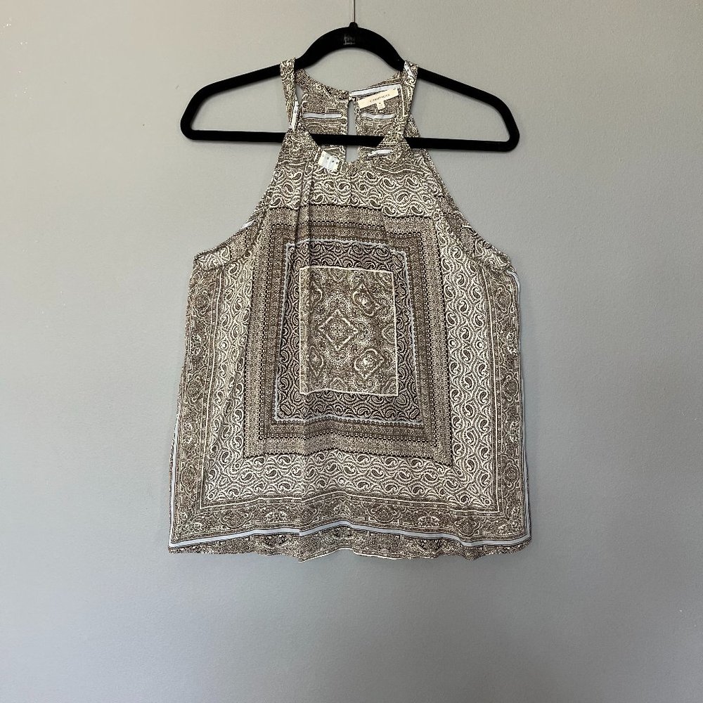 Winslet Silk Scarf print Top